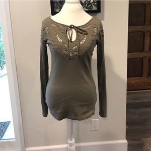 Free people long sleeve blouse